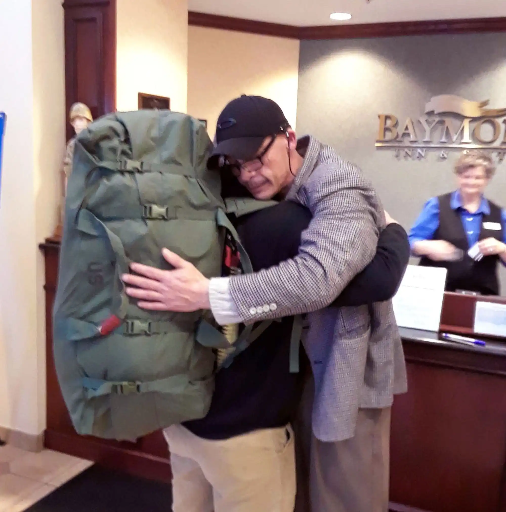 Giving to a clothing drive, author David Haave brings caring for others to the spotlight.